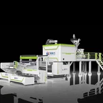 Machine voor het terugspoelen van rekfolie